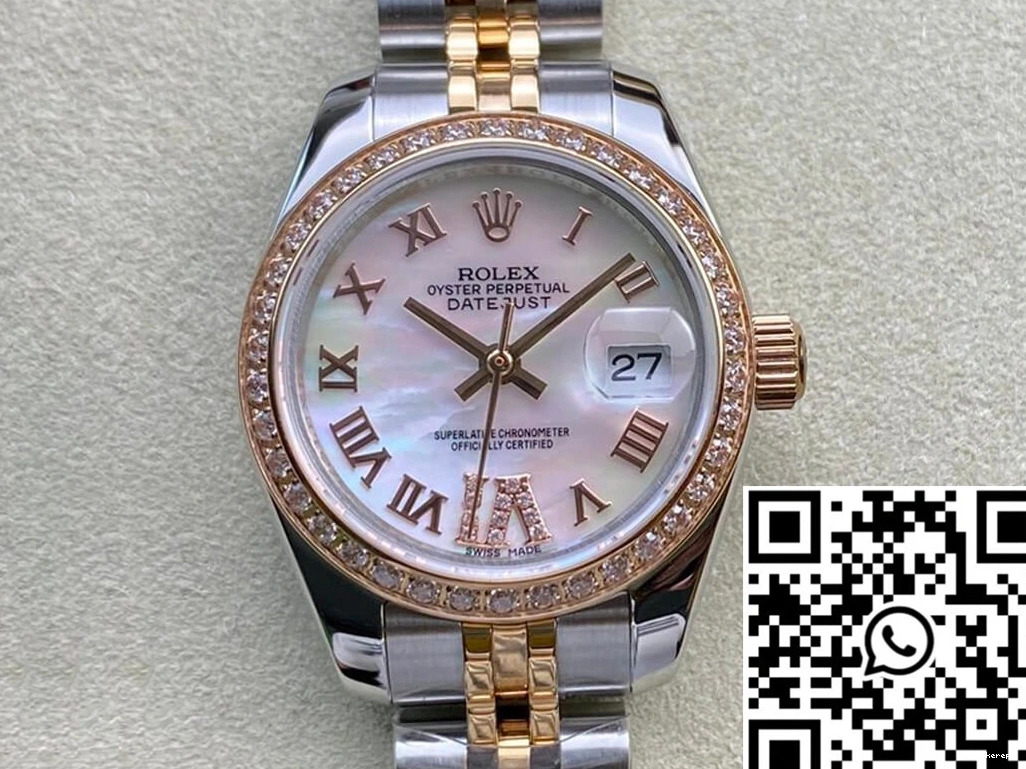 Rolex 28MM Mother-of-pearl Diamond Factory Datejust Dial BP 0209